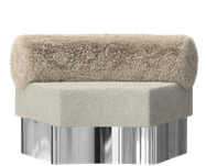 Zeon Modular Lounge Concave - Faux Fur Cover